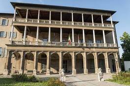 Naklejka stary europa kwiat włoski pałac
