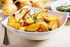 Plakat rozmaryn zdrowy jedzenie warzywo ziemniak