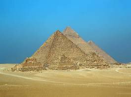 Plakat stary afryka piramida antyczny egipt