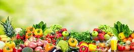 Naklejka owoc warzywo jedzenie zdrowy natura