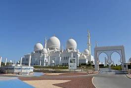 Naklejka meczet bliski wschód arabia dubaj emirat