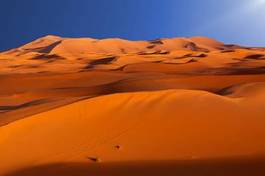 Plakat wydma góra natura pustynia niebo