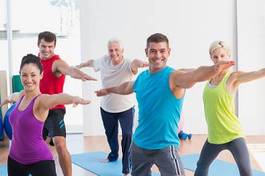 Naklejka sportowy zdrowy joga