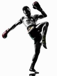 Fotoroleta boks kick-boxing ludzie bokser