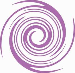 Plakat storczyk spirala loga