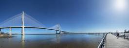 Fotoroleta portugalia woda słońce most