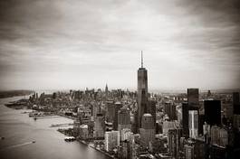 Obraz na płótnie drapacz amerykański panorama miejski