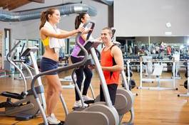 Naklejka fitness zdrowy ćwiczenie sport siłownia