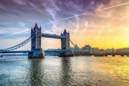 Plakat londyn tower bridge anglia most