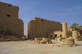 Plakat egipt afryka świątynia pustynia zwiedzanie