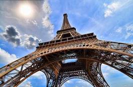 Naklejka wieża francja architektura europa miejski