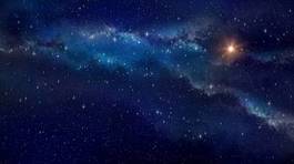 Plakat kosmos niebo gwiazda noc
