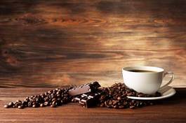 Obraz na płótnie expresso kawa kubek kawiarnia ziarno