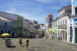 Naklejka ulica brazylia architektura