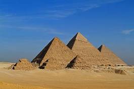 Plakat egipt piramida antyk kair