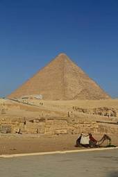 Plakat piramida egipt faraon unesco