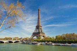 Plakat architektura panorama lato widok francja