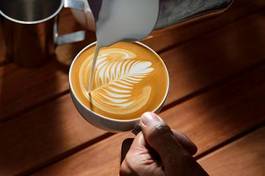 Obraz na płótnie napój serce kawiarnia miłość sztuka