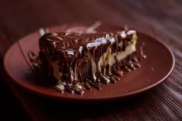 Fotoroleta czekolada świeży jedzenie kawiarnia deser