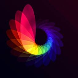 Obraz na płótnie spirala kolor   