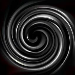 Plakat spirala abstrakcja loki