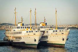 Fotoroleta transport turcja morze łódź