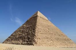 Plakat afryka egipt architektura piramida nil