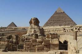 Plakat egipt piramida afryka architektura afryka północna