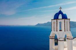 Fotoroleta grecki santorini morze