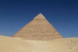 Plakat piramida architektura afryka egipt