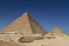 Plakat afryka piramida egipt
