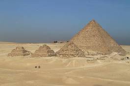 Plakat piramida architektura afryka egipt