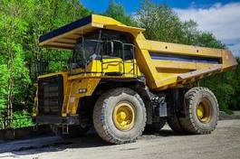 Fototapeta ciężarówka handel rozładowane górnictwo technologia