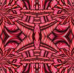 Obraz na płótnie abstrakcja sztuka splot ozdoba różowy