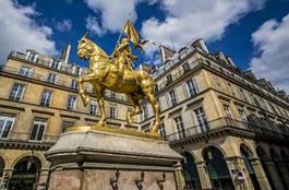 Fotoroleta francja łuk statua złoto paris