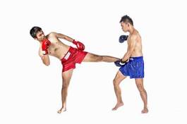 Fotoroleta sport kick-boxing ludzie bokser