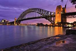 Obraz na płótnie most woda australia niebo wieża