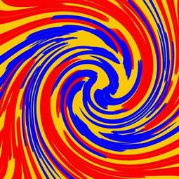 Plakat wzór ruch nowoczesny spirala
