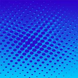 Plakat abstrakcja niebieski kropka bąbelek
