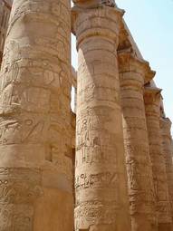 Plakat architektura obraz świątynia egipt