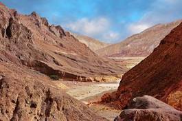 Obraz na płótnie pustynia wzgórze kanion pejzaż góra