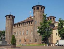 Obraz na płótnie miasto zamek włochy włoski