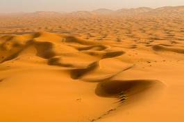 Naklejka sand dunes in the sahara desert, merzouga, morocco