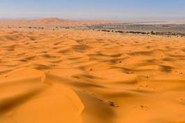 Obraz na płótnie sand dunes in the sahara desert, merzouga, morocco