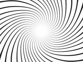 Plakat wzór spirala abstrakcja
