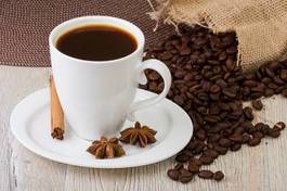 Obraz na płótnie napój filiżanka kawiarnia kawa