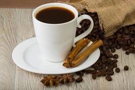 Obraz na płótnie filiżanka kawiarnia napój kawa