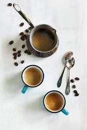Obraz na płótnie expresso włoski kubek kawiarnia