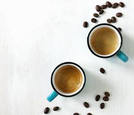 Plakat filiżanka cappucino napój kawiarnia expresso