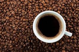 Naklejka filiżanka kawiarnia kawa